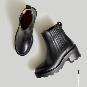 Madewell Gwenda Platform ankle boots size 8